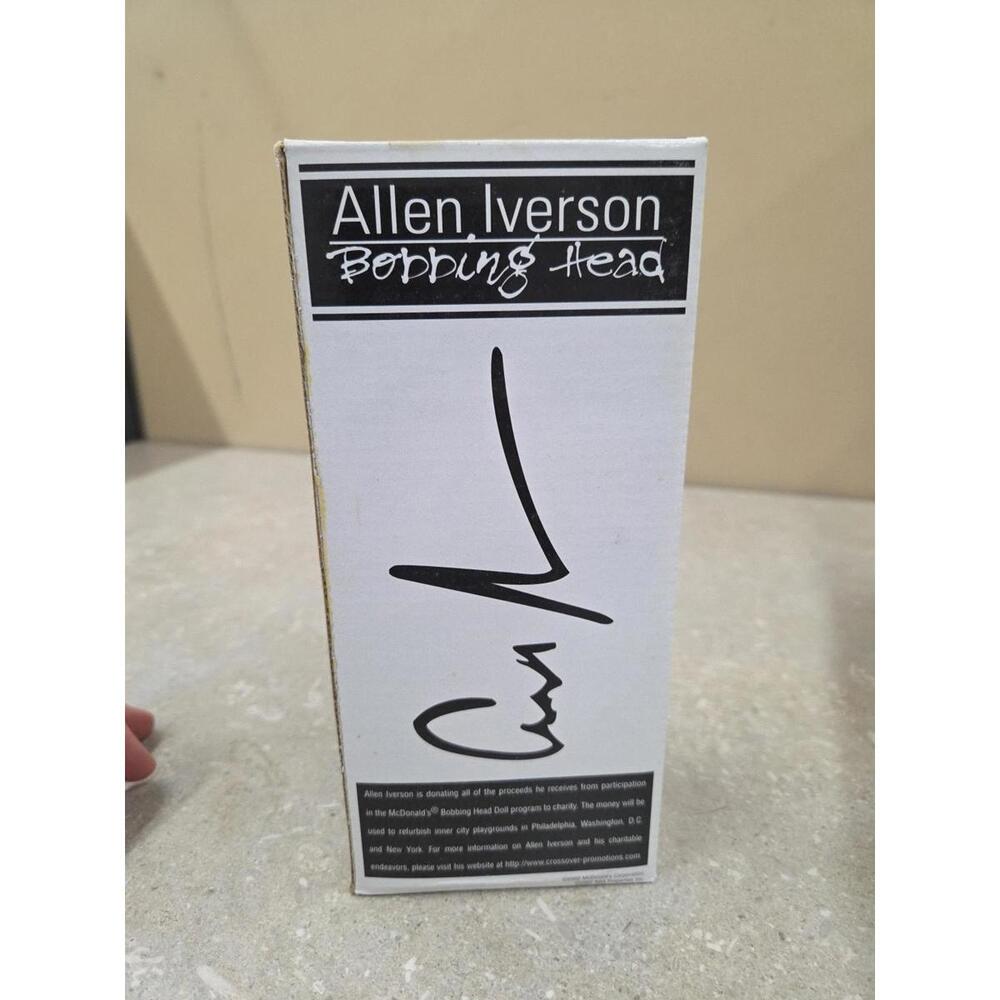 Vintage Allen Iverson - NBA All-Star - Sixers Bobblehead - White Jersey - 76ers - Picture 3 of 5